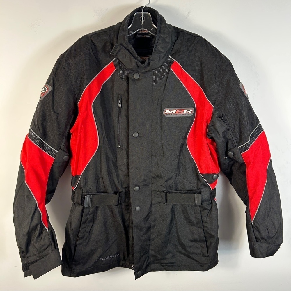 ❤️ M2R Made 2 Ride Black and Red Motorcycle Performance Jacket XXL